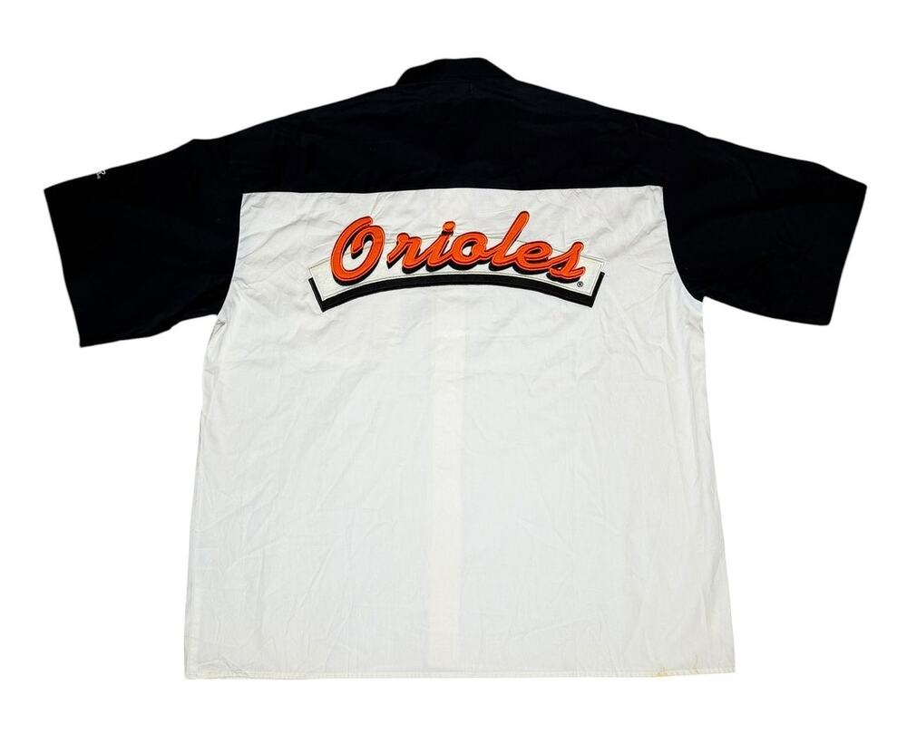 Vintage 90s Starter Baltimore Orioles MLB Button Up Shirt